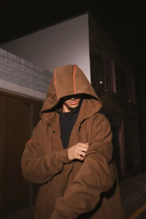 Oversized Brown Hoodie - Image 4