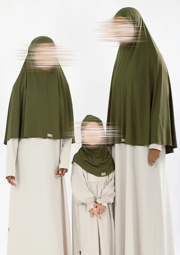 Bamboo Khimar Small – Green